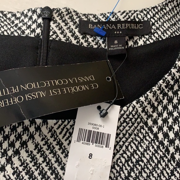 Banana republic houndstooth plaid‎ dress. NWT. Original retail 159 - Picture 3 of 3